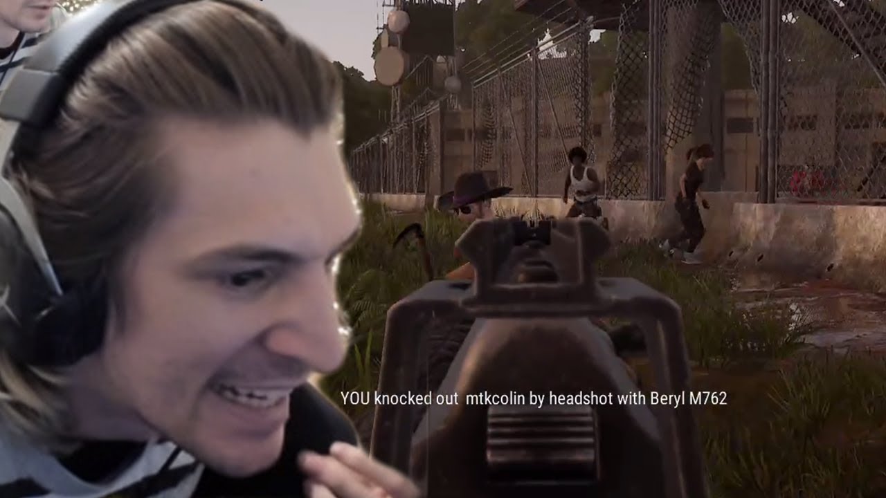 xQc Rages Playing PUBG