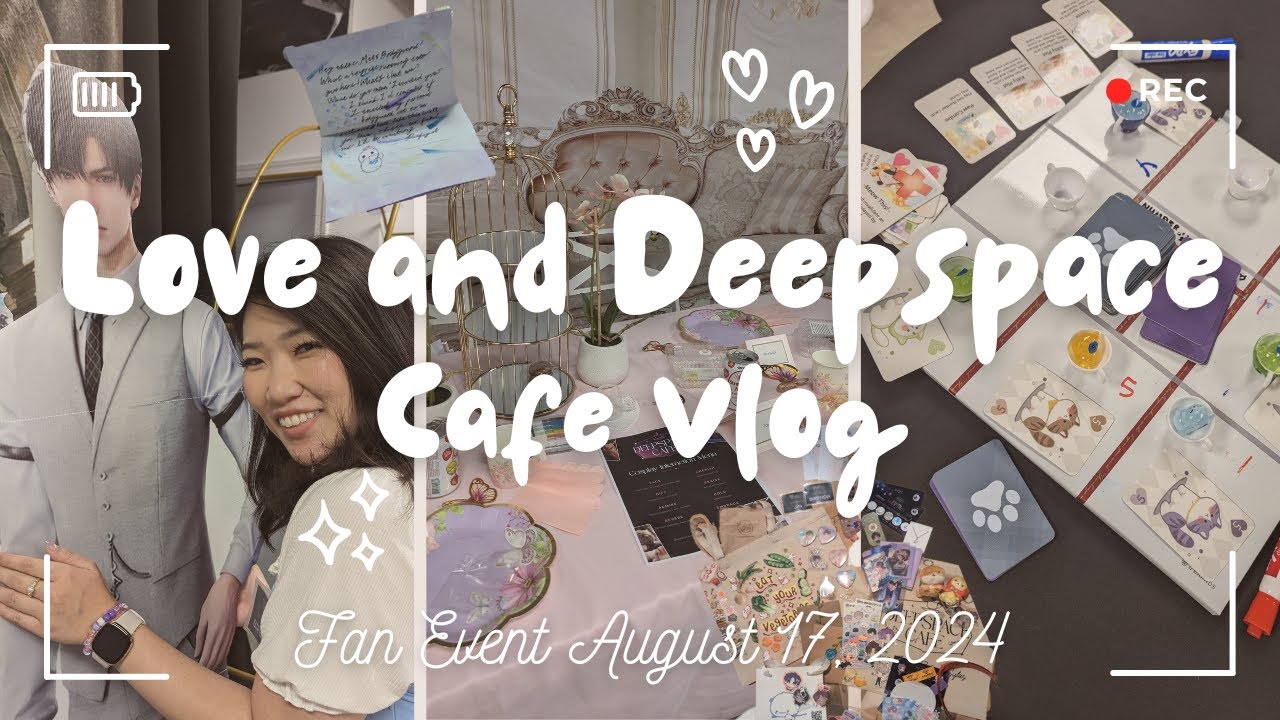 ФАН-СОБЫТИЕ LOVE AND DEEPSPACE CAFE 2024: горячие парни и аллея художников || Видеоблог &laquo;Мир, о к...