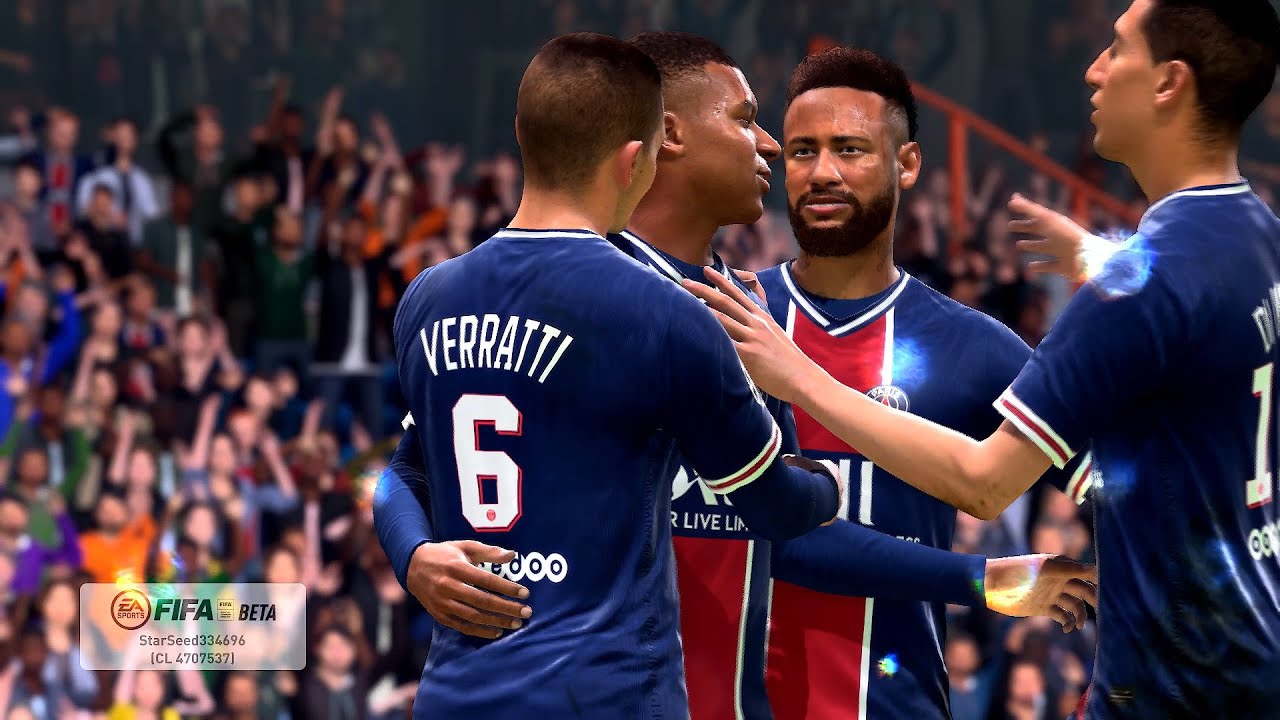 FIFA 22 BETA Gameplay - PSG vs Bayern Munich (UEFA Champions League) (Old Gen)