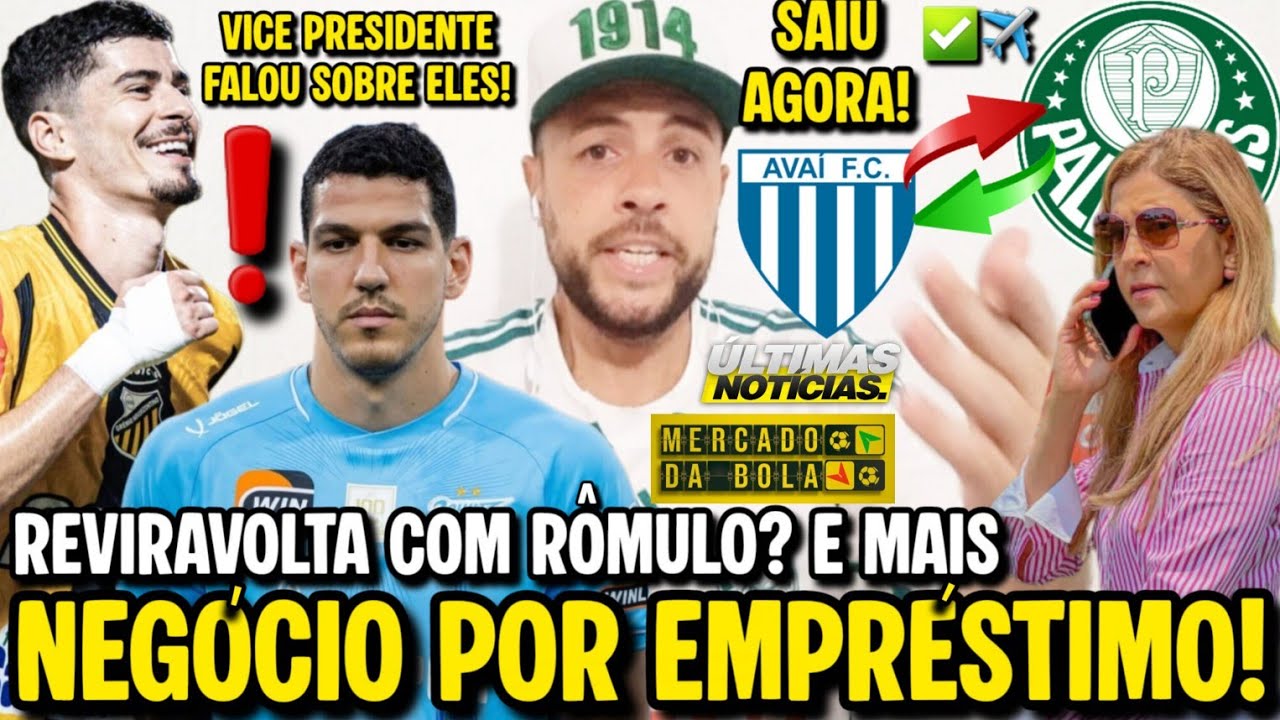 PALMEIRAS ENCAMINHOU NEGÓCIO POR EMPRÉSTIMO! REVIRAVOLTA COM RÔMULO? BUOSI DESPISTA SOBRE NINO; E+..