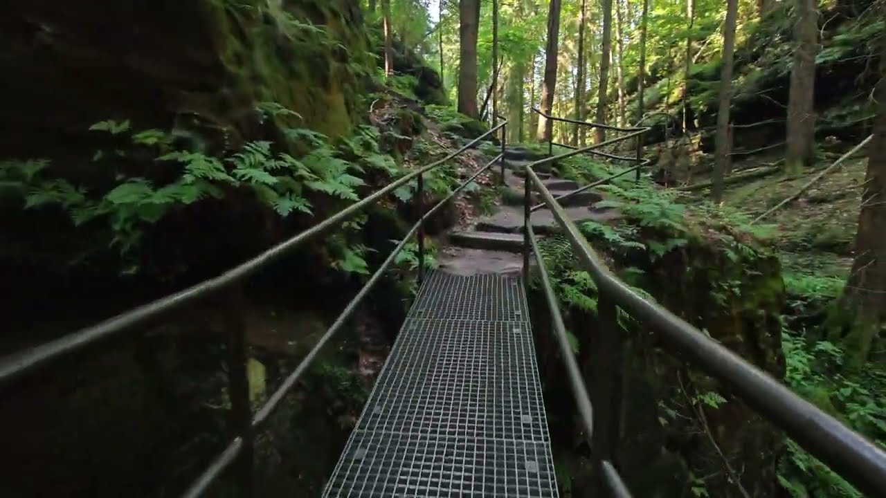 Hiking in Germany - Teufelskammerschlucht (Saxon Switzerland)