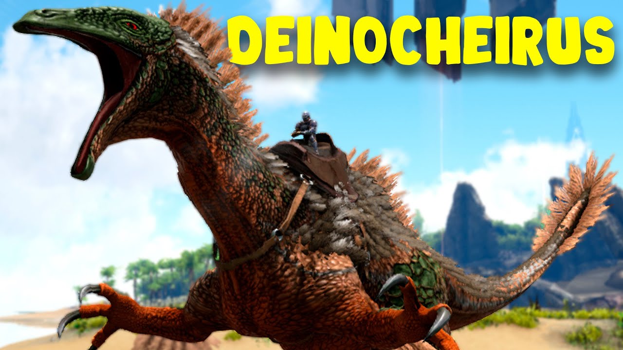 COMO TAMEAR DEINOCHEIRUS Y TODAS SUS HABILIDADES - ARK: ADDITIONAL CREATURES 2 WILD ARK MOD