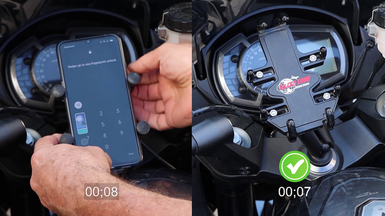 Best motorcycle phone mount Grand Tour Extreme Voyager