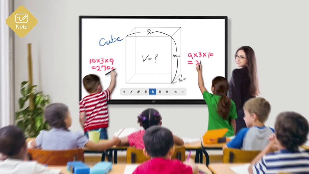 LG Interactive Digital Board Note & Web Browser   TR3BF 1