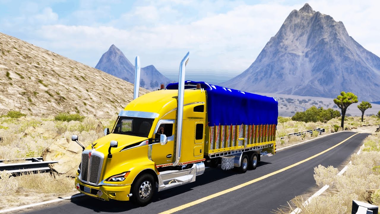 Kenworth T680 Torton en las carreteras MÁS PELIGROSAS del MUNDO! Rutas Mortales ATS 1.52