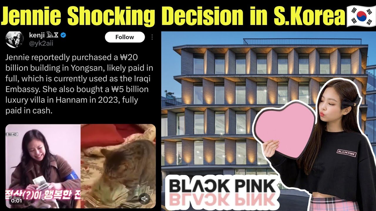 Jennie Shocked Everyone 🤯 Jennie Power in South Korea 🇰🇷 Blackpink Jennie New House in Cash #jennie