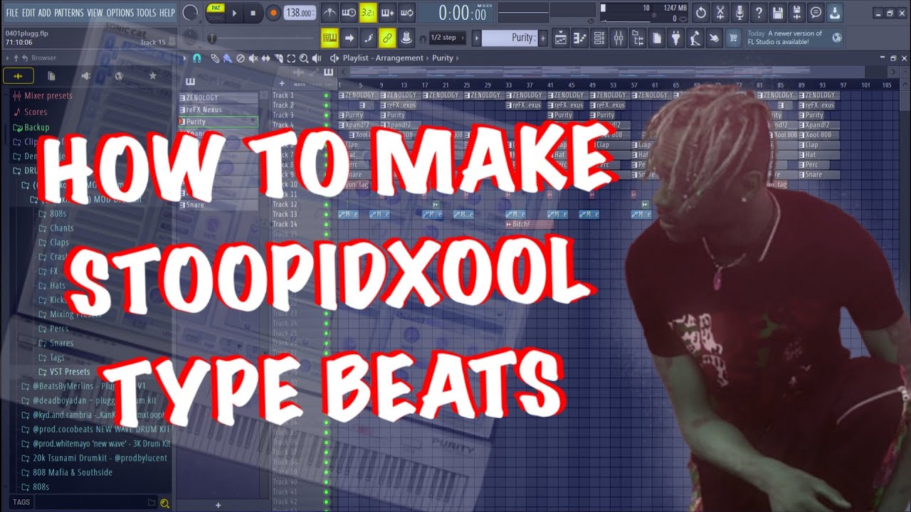 How to make Dark Stoopidxool Type Beats in FL Studio 💫👿 | Dark PLUGG Type Beat Tutorial 2023