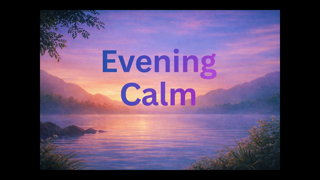 Evening Calm | Gentle Wind-Down Meditation for Anxiety