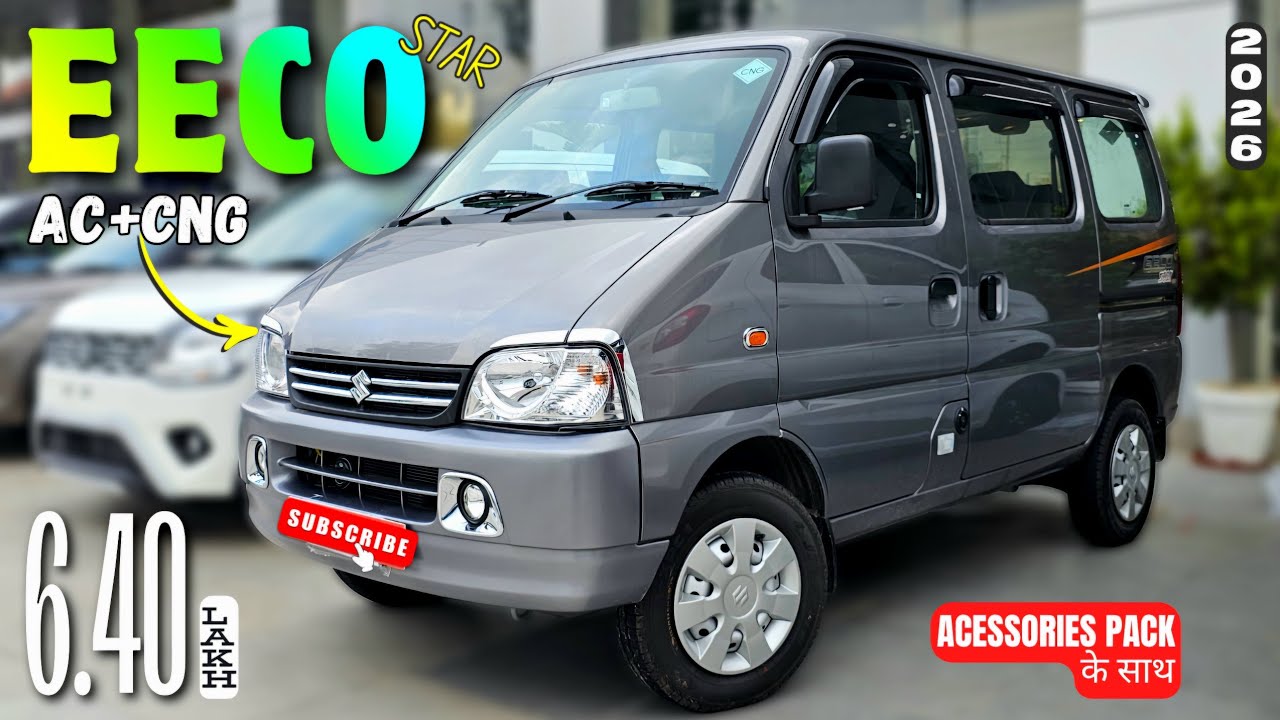 2026 Maruti Suzuki EECO Star AC CNG Full Review ❤️ Price, Offer🔥 #marutieeco