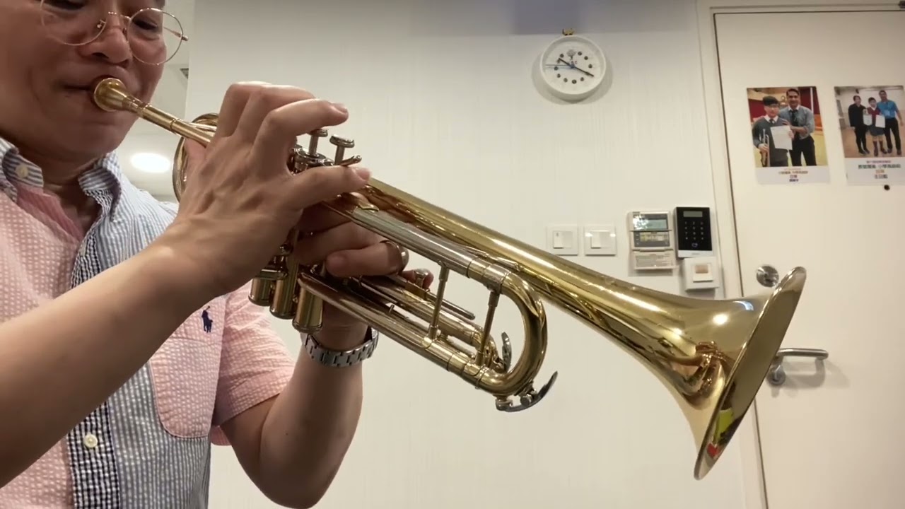 Bach TR-305 Trumpet  after professional cleaning, repairs and adjustments