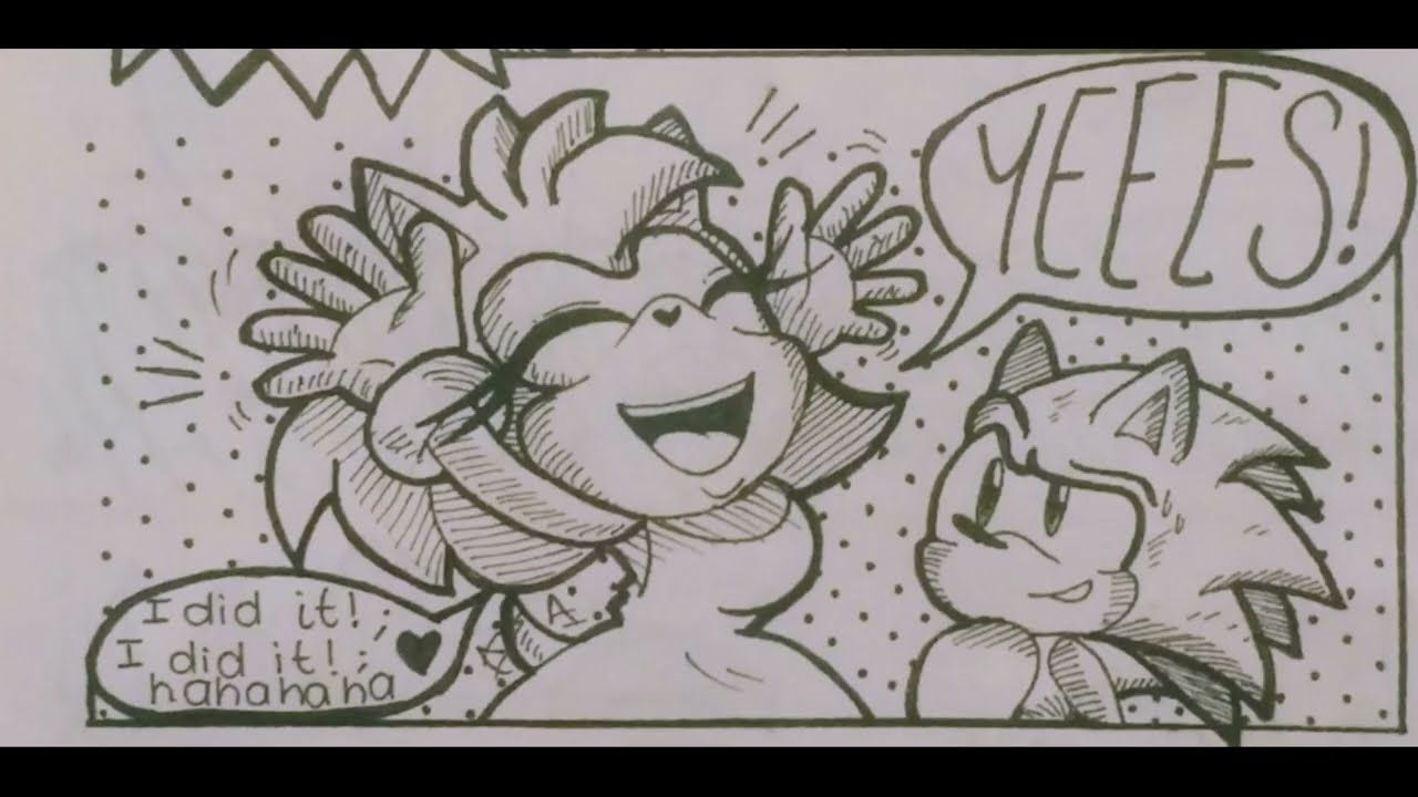 Whats up Amy Rose? - Sonamy Comic
