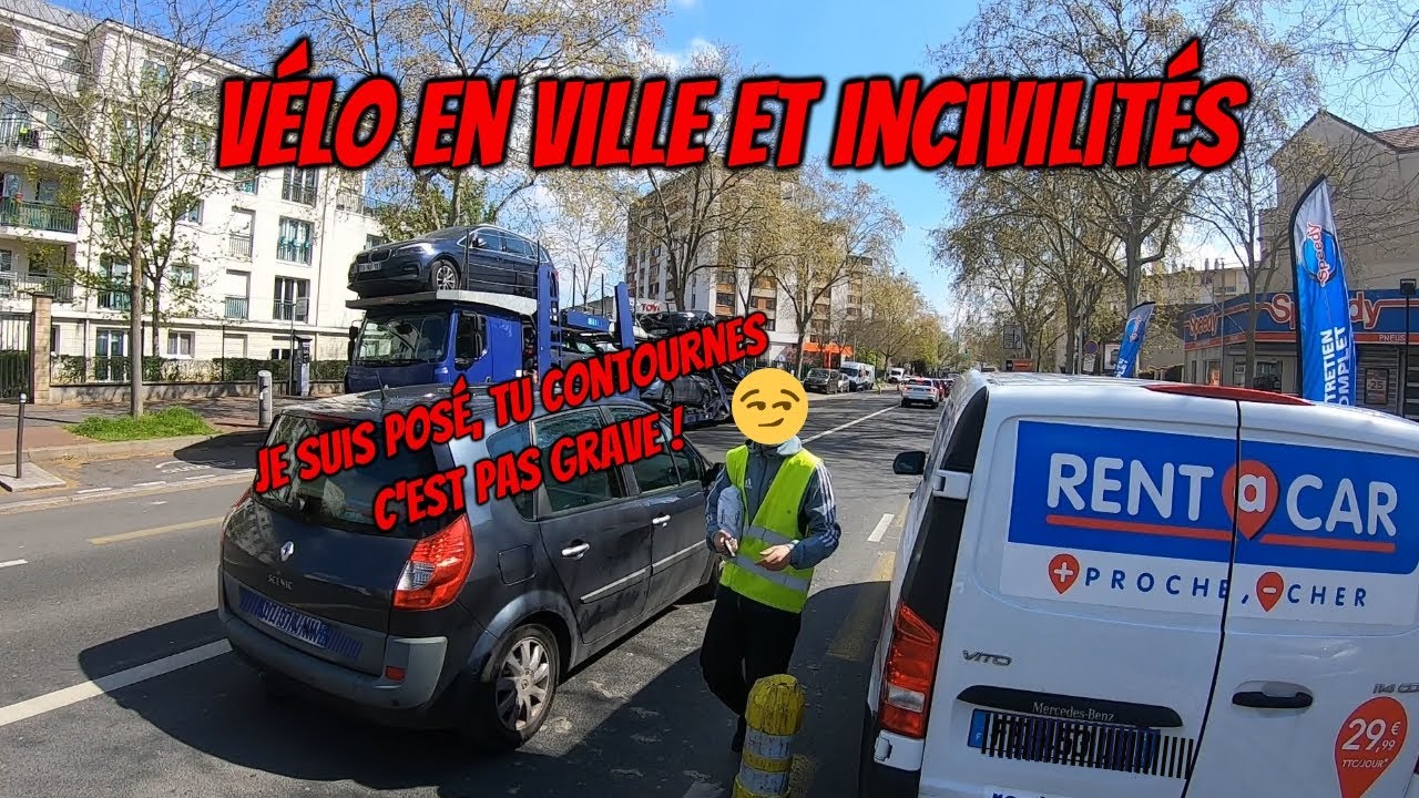 Vélo vs danger: quotidien en ville (compile)