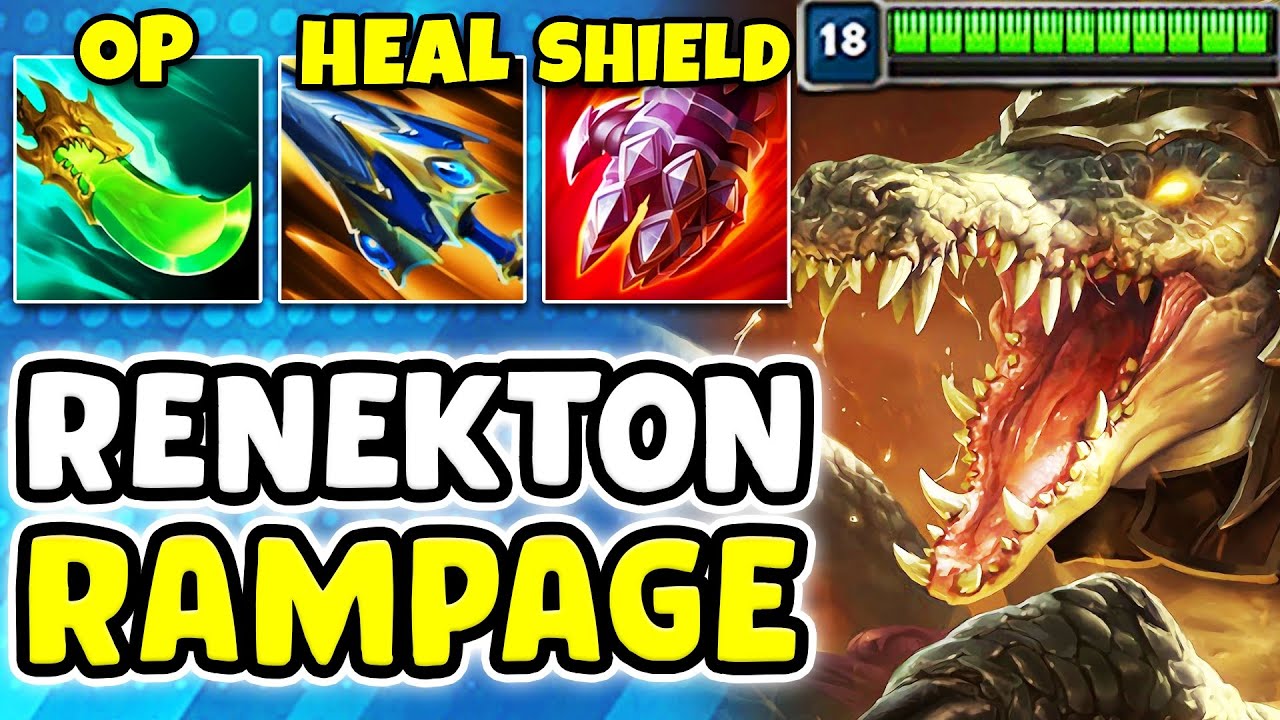 THE MOST BROKEN RENEKTON BUILD I'VE EVER CREATED! (LITERALLY NO COOLDOWNS)