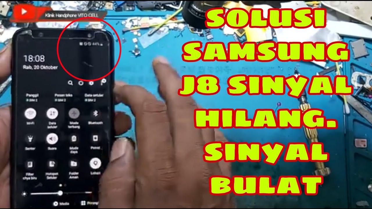 solusi samsung j8 sinyal hilang.sinyal bulat || cara ganti wtr samsung j8
