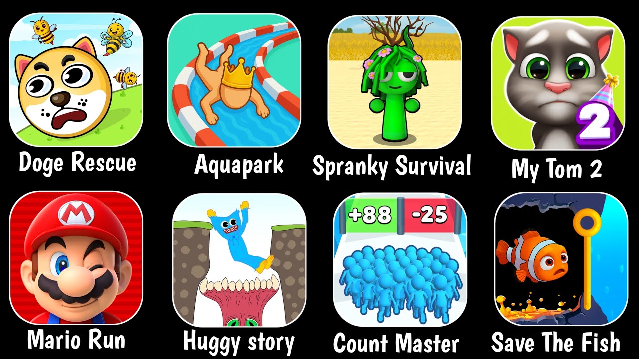 Aquapark.io Roblox, Doge Rescue Draw, Aquapark.io game, Comics Bob, Spranky Survival, Count Master