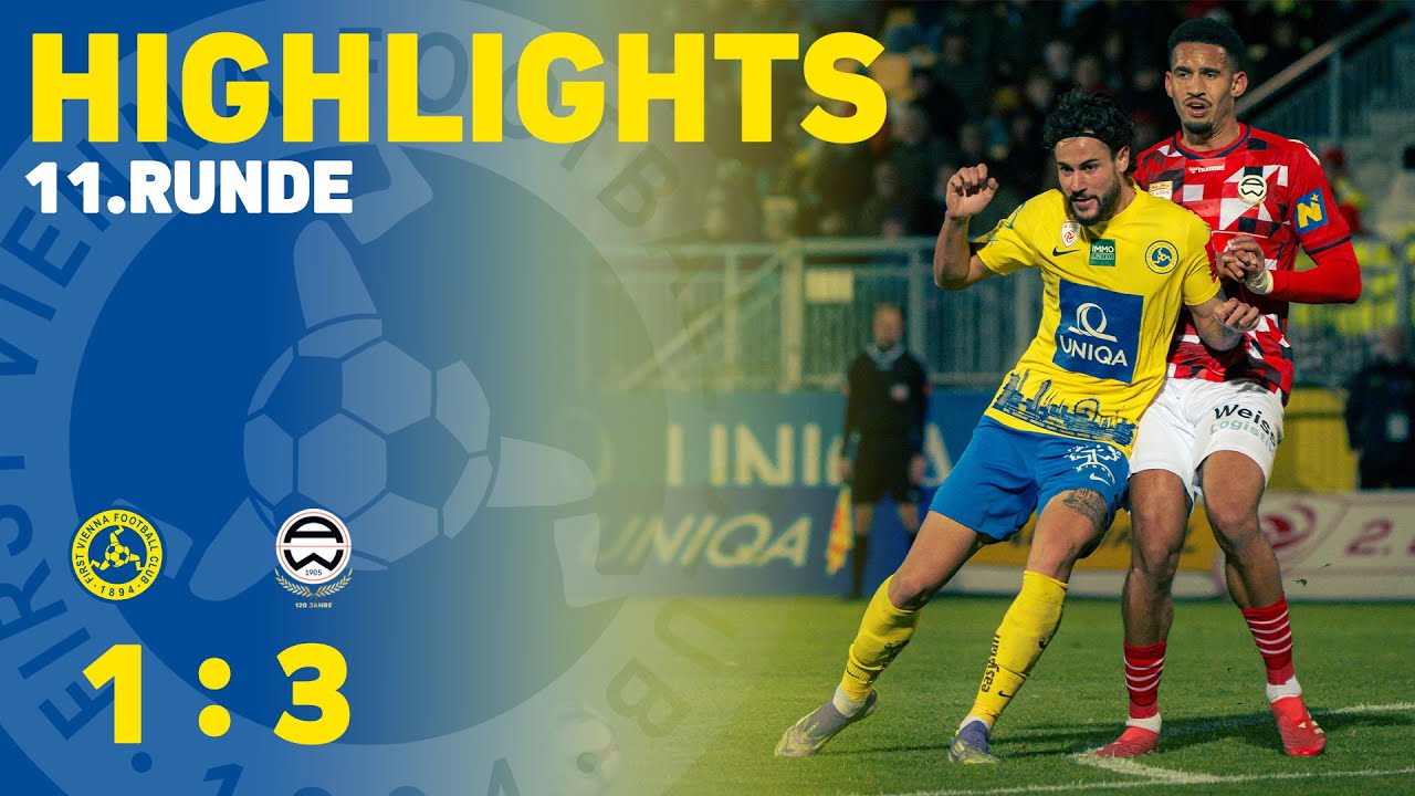 ADMIRAL 2. Liga I 11. Runde - Highlights | First Vienna FC 1894 vs. Admira Wacker