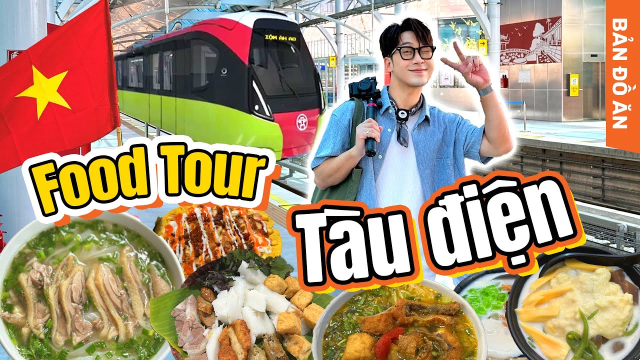 FOOD TOUR T&Agrave;U ĐIỆN H&Agrave; NỘI // Phở g&agrave; đ&ugrave;i 50k, Pizza 80k, B&uacute;n đậu 35k to&agrave;n m&oacute;n rẻ