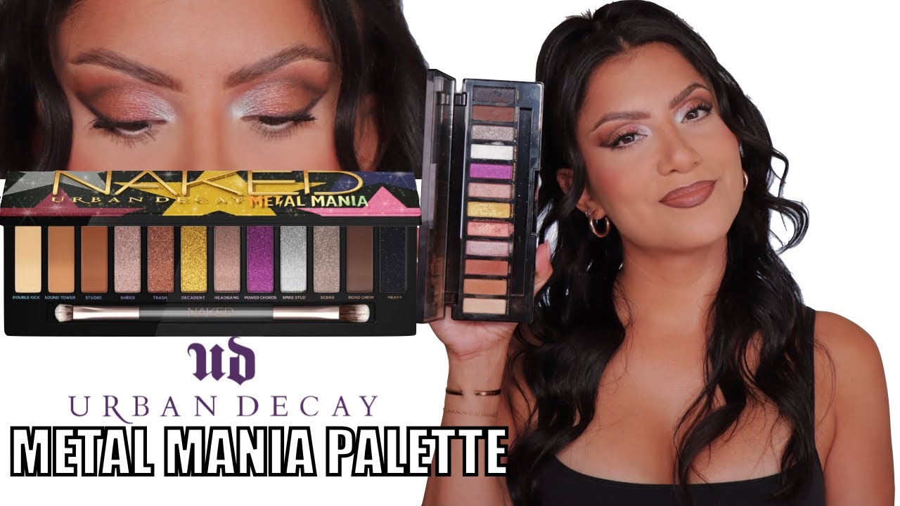 *new* URBAN DECAY NAKED METAL MANIA METALLIC PALETTE 1ST IMPRESSIONS + SWATCHES & REVIEW | Magdaline