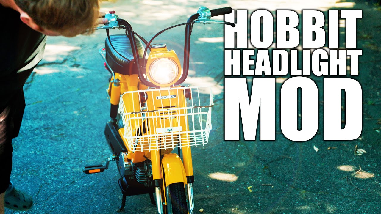 Honda Hobbit PA50 Headlight Modification