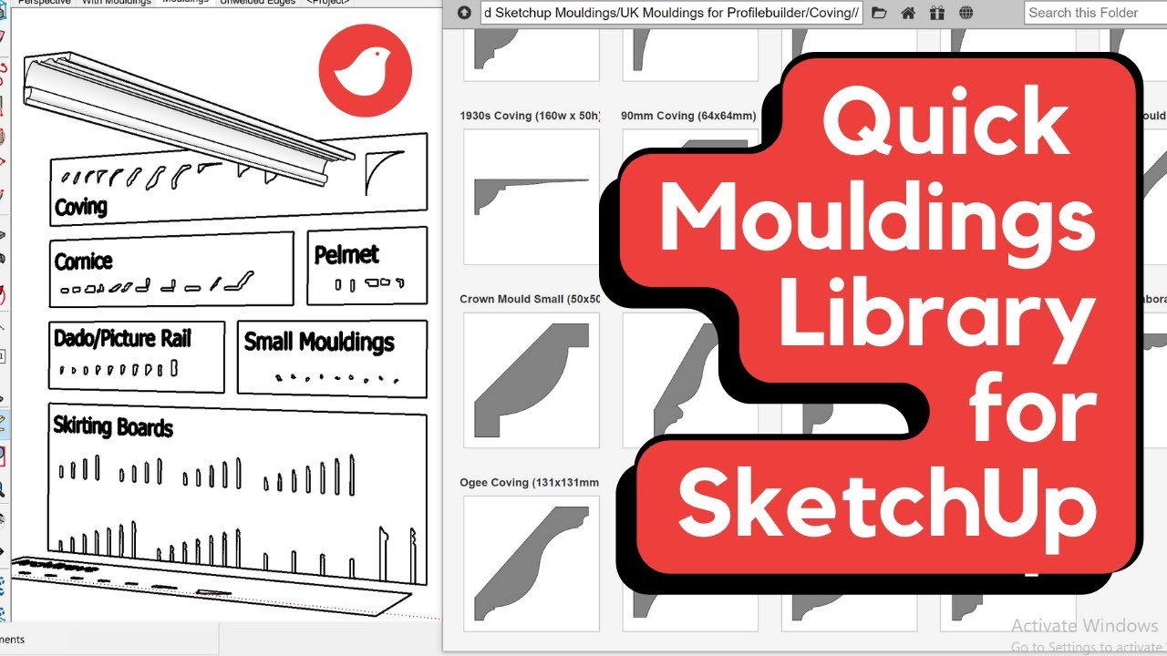 Библиотека быстрых форм для SketchUp