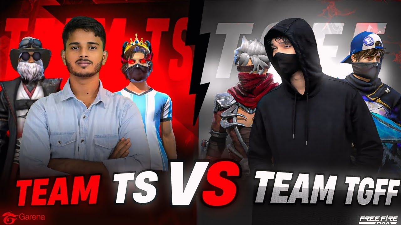 👑 TEAM TS  VS TEAM TGFF 👑 || only mobile players fight #saahoyt #dhanudino #freefire