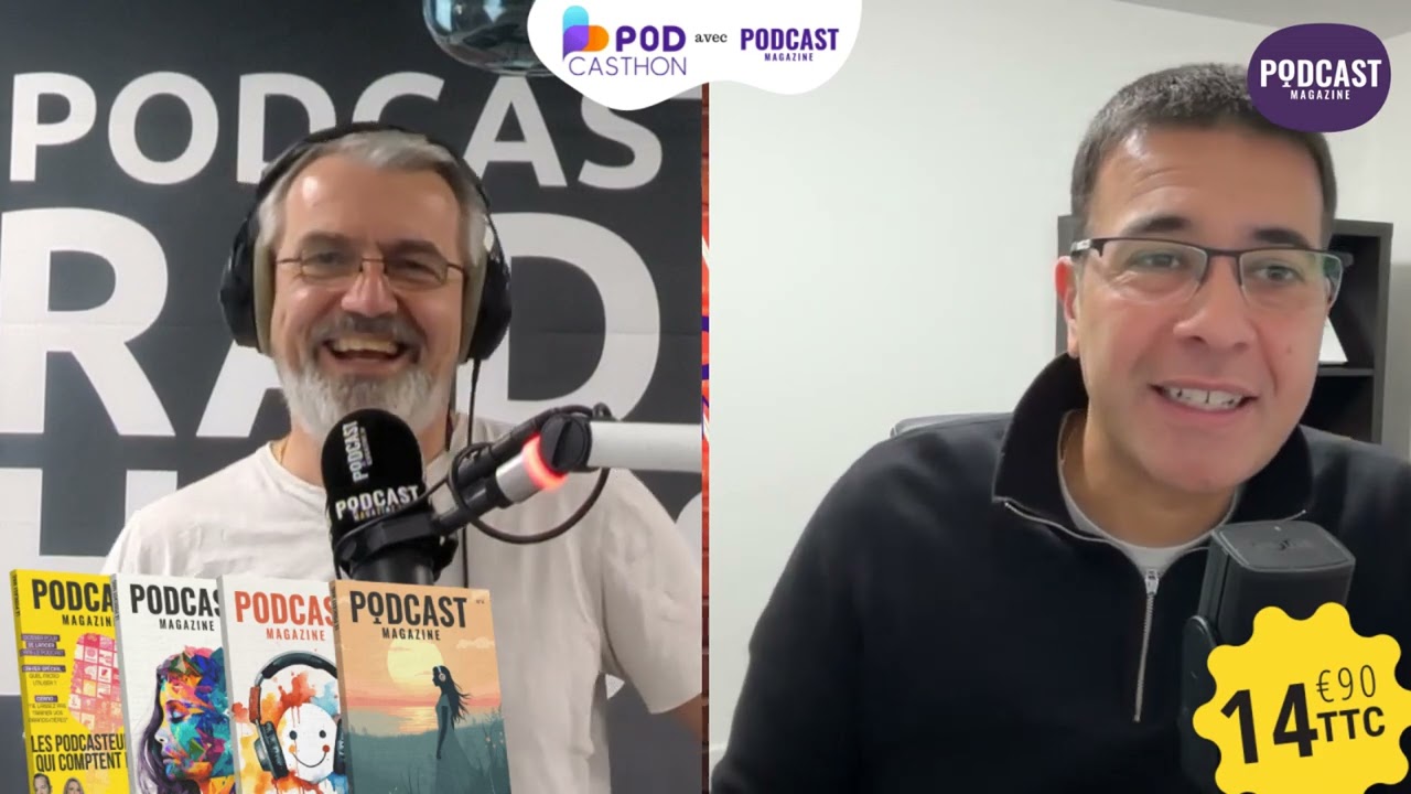 Podcast Magazine  - Podcasthon 2025 - Drop-In 12h &agrave; 14h