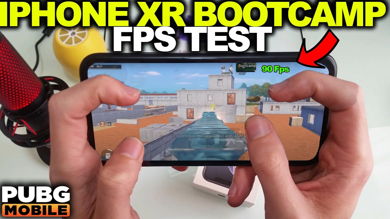 IPHONE XR BOOTCAMP FPS TEST (2022) - PUBG MOBİLE