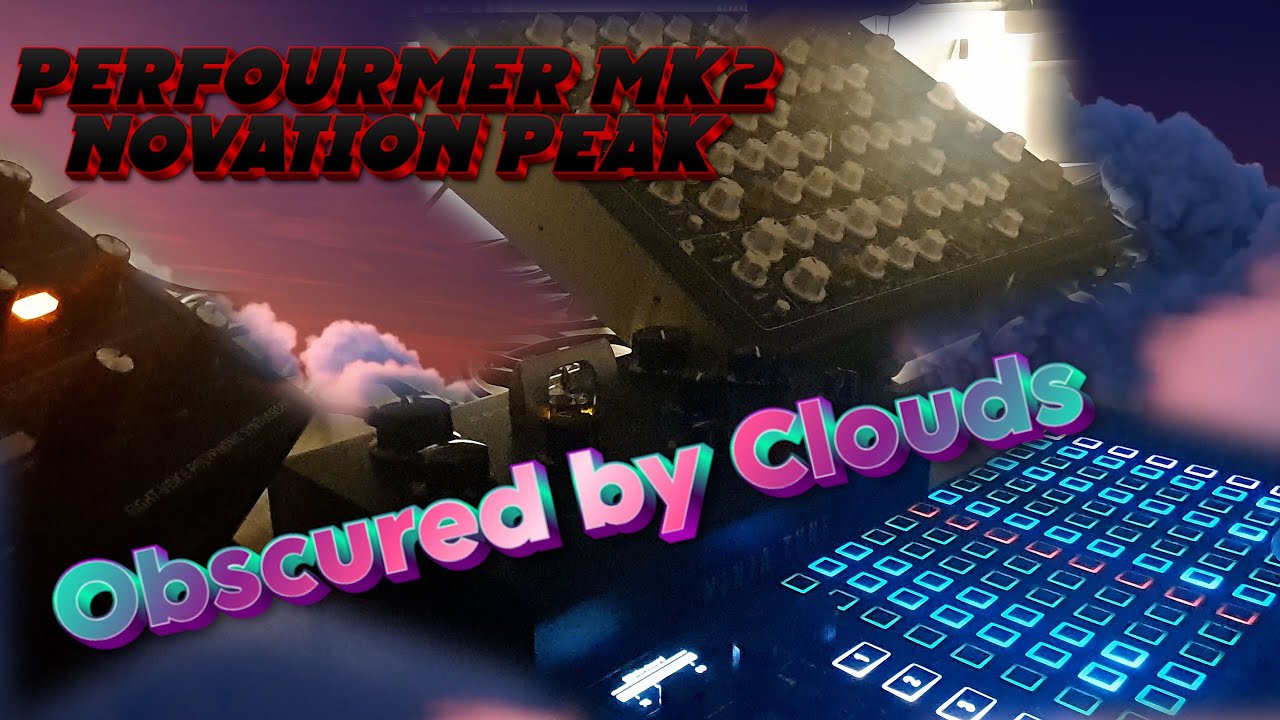 Obscured by Clouds {Drone Ambient : Perfourmer MK2 ,Novation Peak, Meris Effect}#live #drone #synth