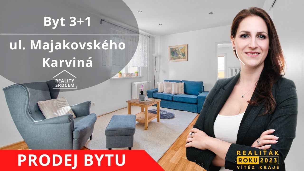 Prodej družs. bytu o velikosti 3+1+lodžie/60m2 na ul. Majakovsk&eacute;ho, Karvin&aacute; - Mizerov