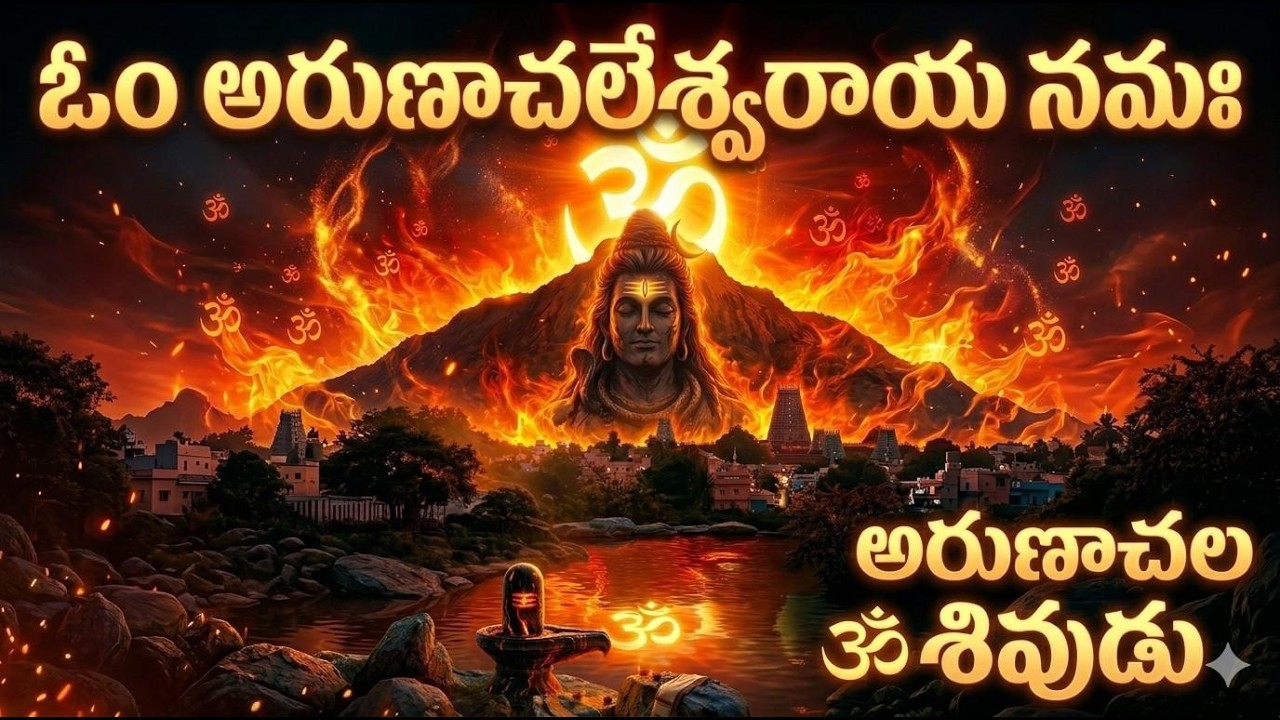 అరుణాచల శివ జపం | 108 Times | Aum Arunachaleshwaraya Namah Chanting Listen & Feel Shiva Energy