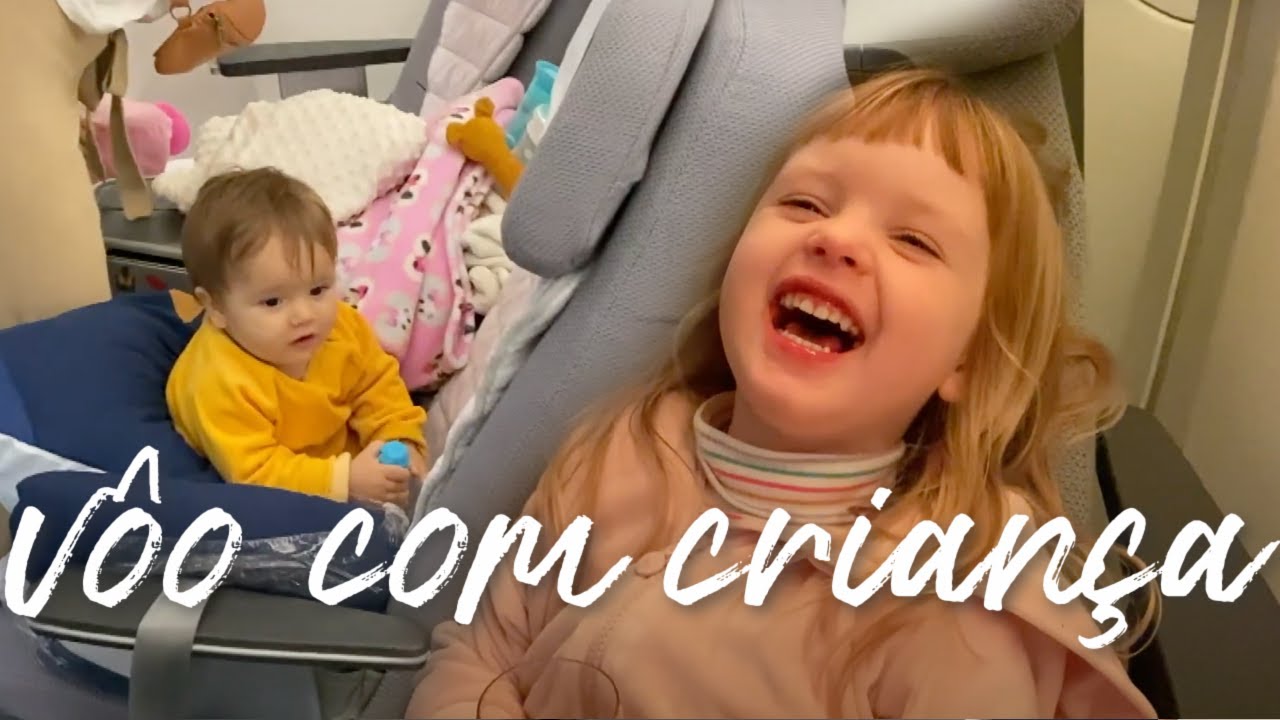 PRIMEIRA VIAGEM DE AVIÃO COM 2 FILHOS por Juliana Goes