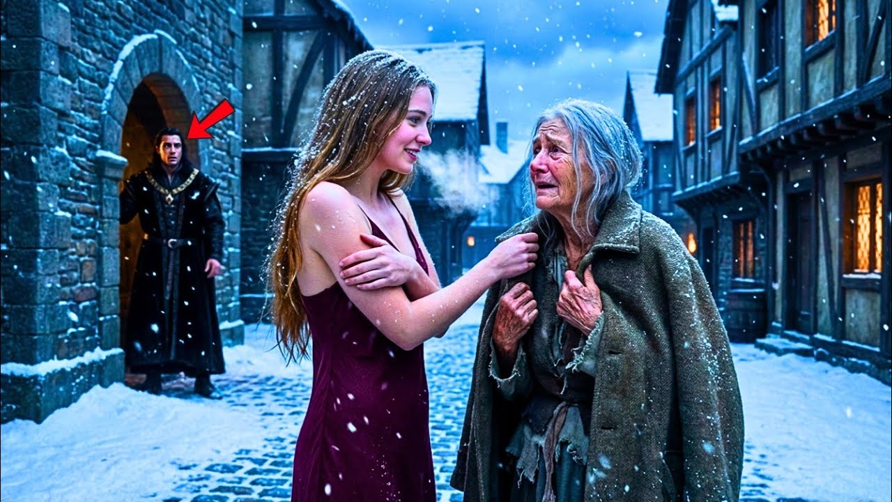 She Gave Her Only Coat to a Shivering Old Lady in the Snow—Unaware She Was the Alpha King’s Mother
