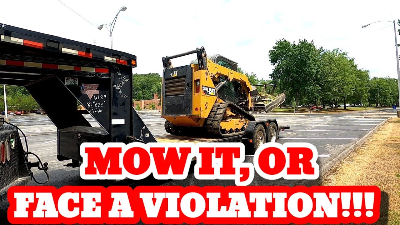PREVENTING A CITY VIOLATION ON OVERGROWN LOTS...