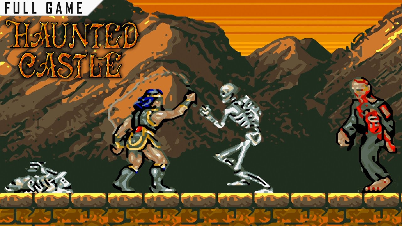 Haunted Castle (Ver. M) | Arcade | Full Game [Upscaled to 4K using xBRz]
