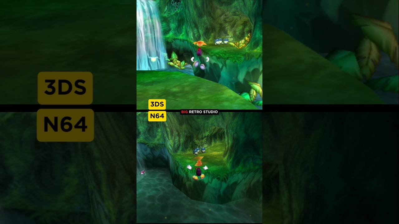 Rayman 2 The Great Escape - N64 vs 3DS