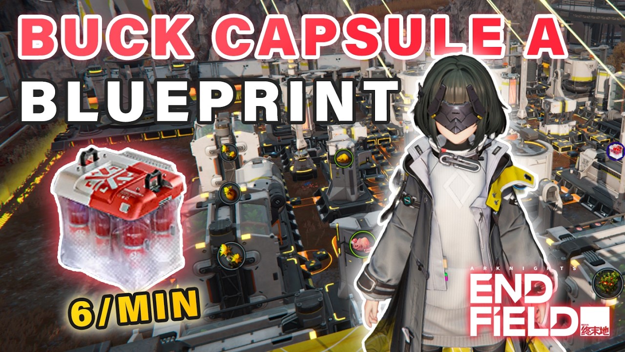 Автоматическая ферма капсул Buck [A] &mdash; 6 капсул в минуту (самая быстрая) ► Arknights Endfield