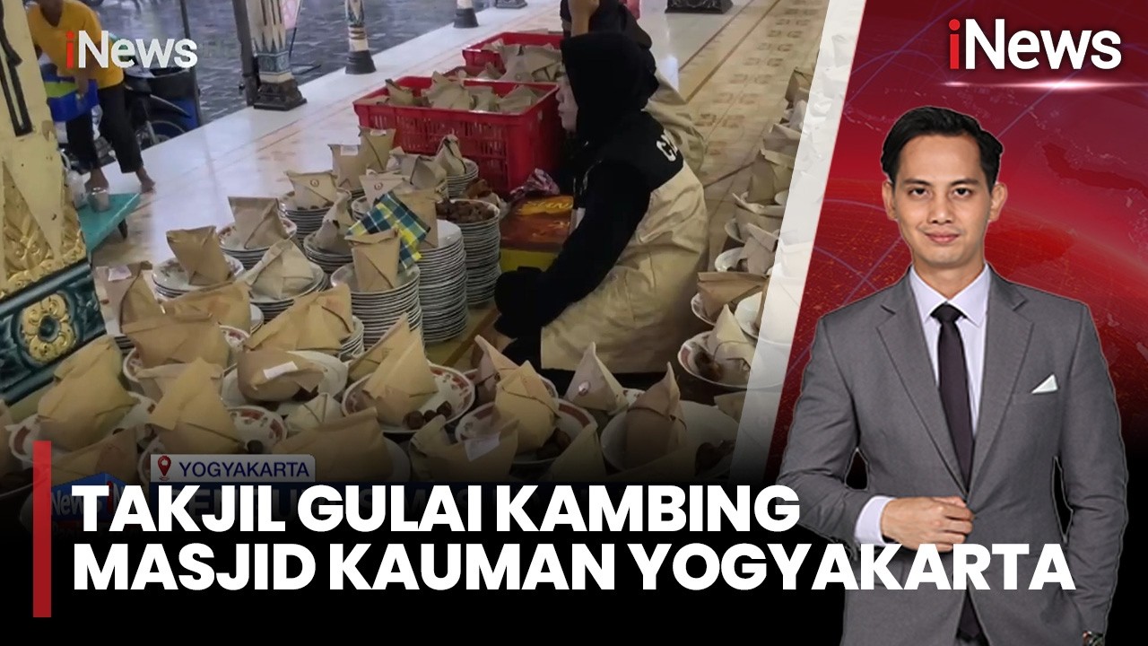 Masjid Kauman Yogyakarta Siapkan 1.500 Porsi Takjil Gulai Kambing | iNews Pagi (22/02)