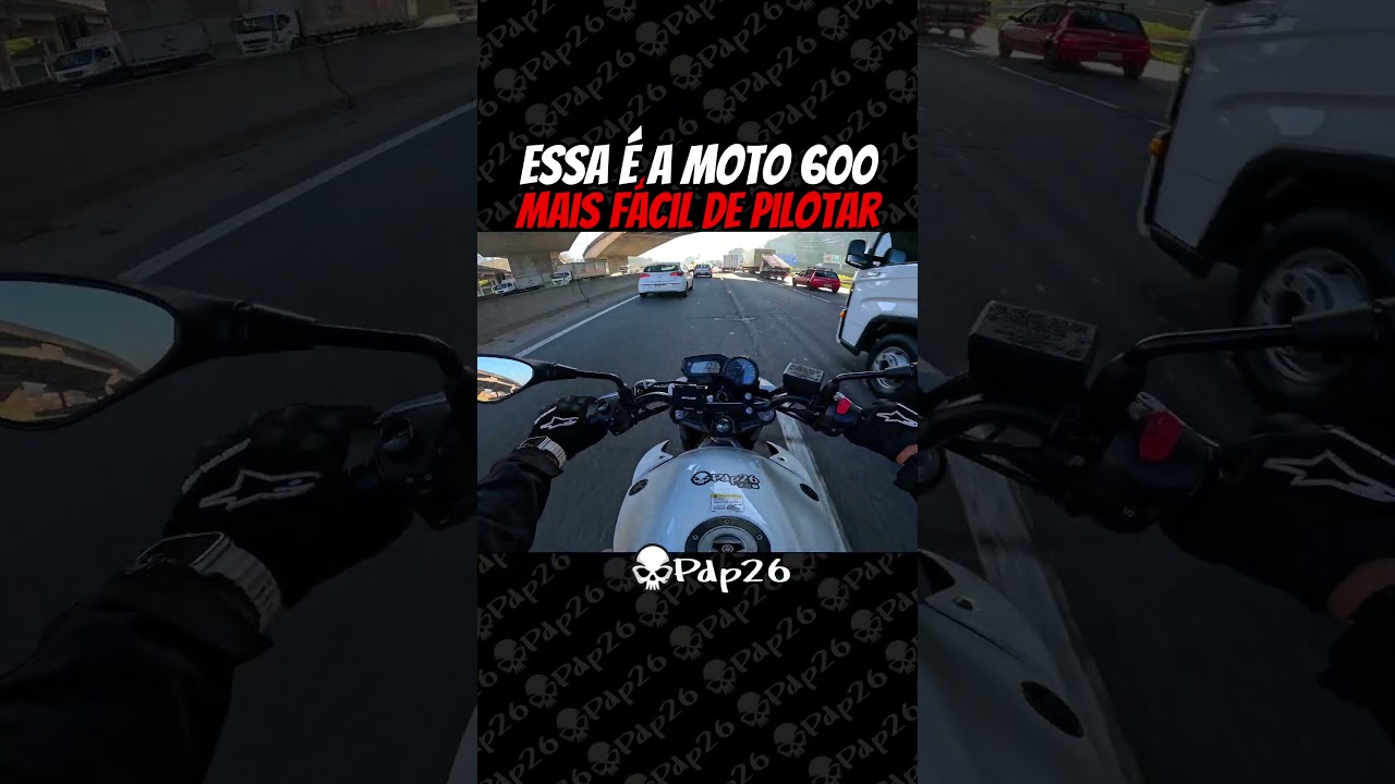 A MOTO 600 MAIS F&Aacute;CIL DE PILOTAR