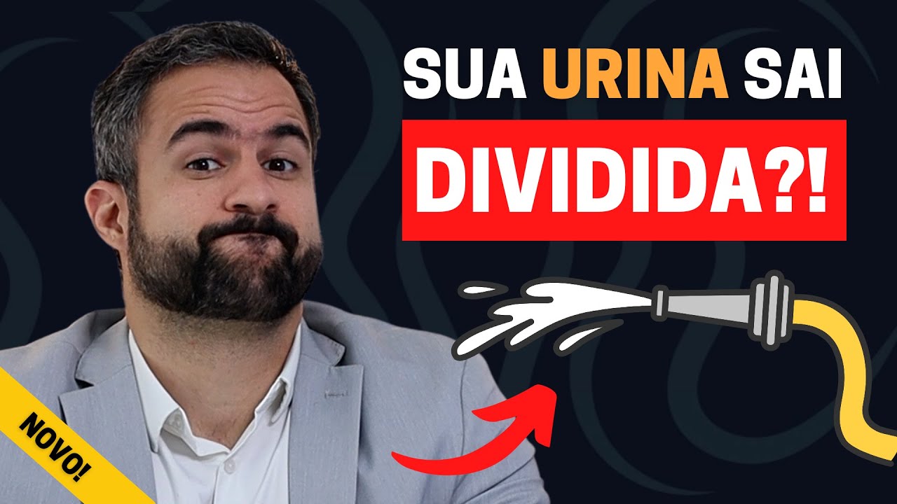 POR QUE SEU FLUXO DE URINA SE ESPALHA EM TODAS AS DIREÇÕES E SE DIVIDE EM DOIS?