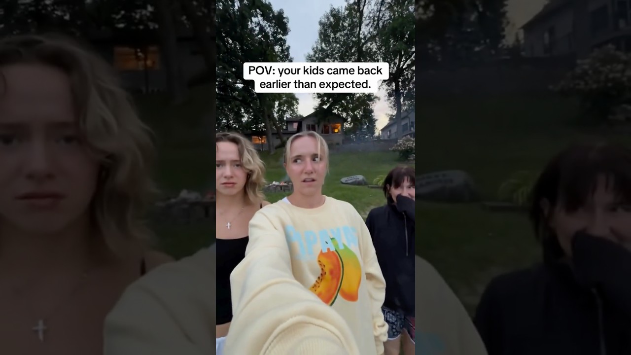 pov: your kids came back home earlier then expected