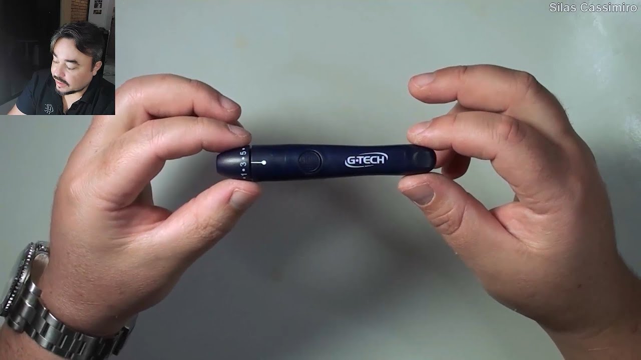Como trocar a lanceta da caneta G tech