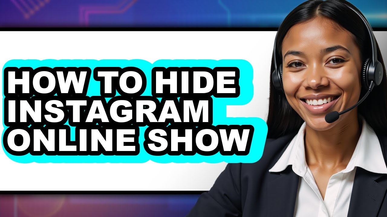 How to Hide Instagram Online Show - Step by Step