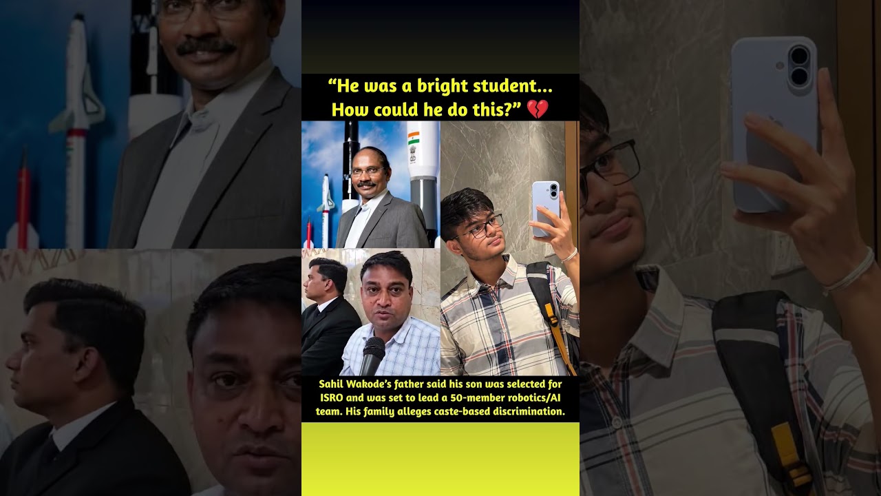 Following the death of student Sahil Wakode, his family alleged that he faced caste-based