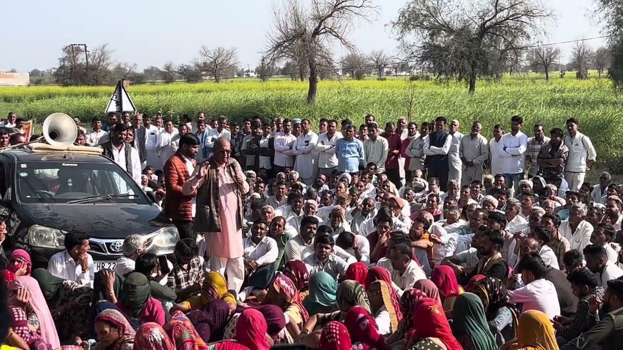 Gogamedi me dharna Abhishek Sharma Nethrana ka murdur case #viral #trending #rajasthan #gogamedi 