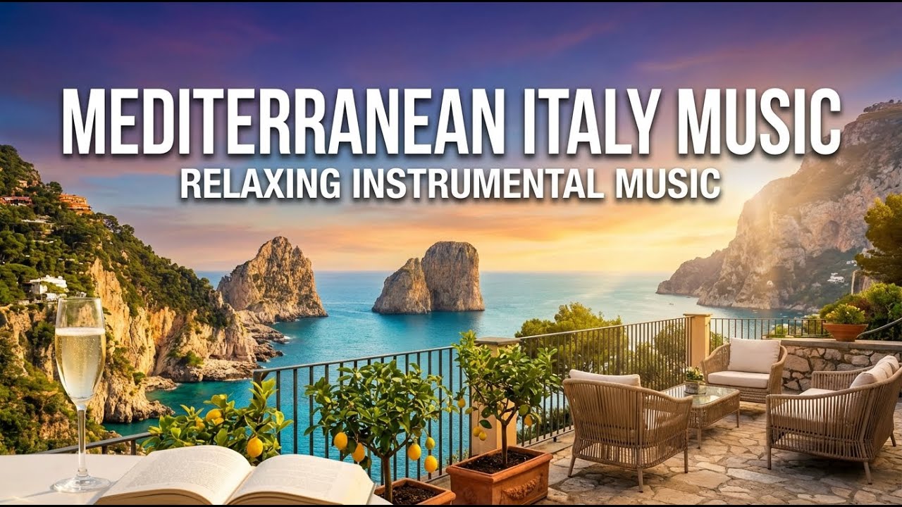 European Cafe Relaxing Music ☕ Calm Italian Mediterranean Instrumental