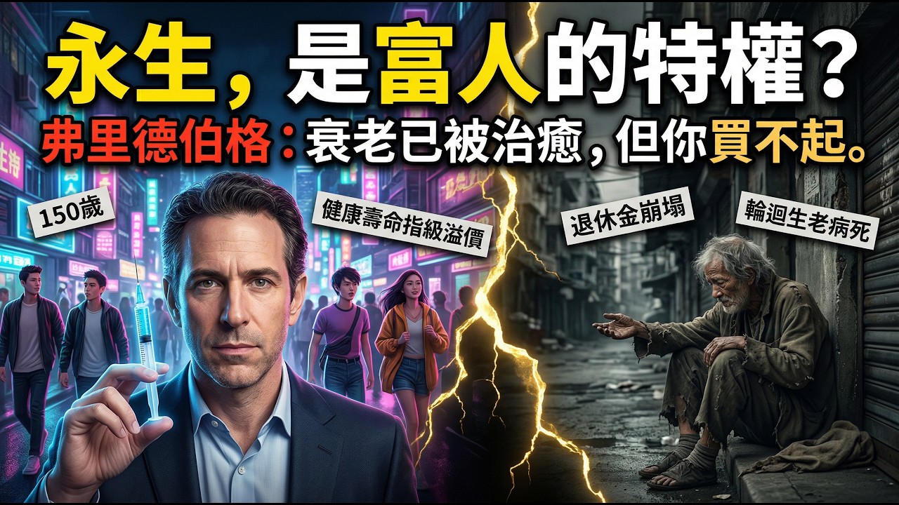 衰老即將被治愈？😱  揭秘 David Friedberg 的長生不老藥方：2026年後的文明將徹底撕裂...🧬🚀