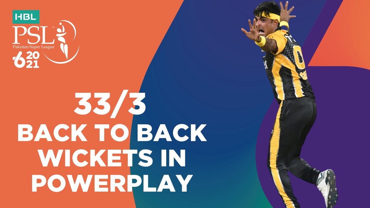 Back To Back Wickets In Powerplay | Karachi Kings vs Peshawar Zalmi | Match 24 | HBL PSL 6 | MG2T