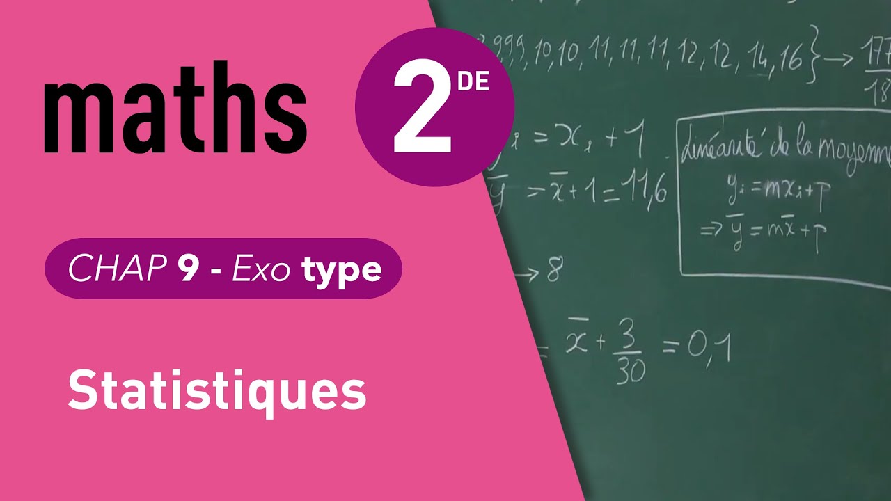 Interros des lycées - Seconde Maths - Statistiques