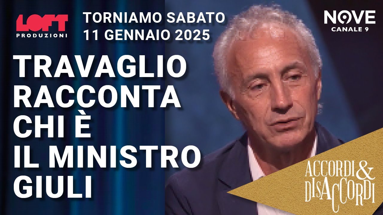 Marco Travaglio racconta chi è il ministro Giuli