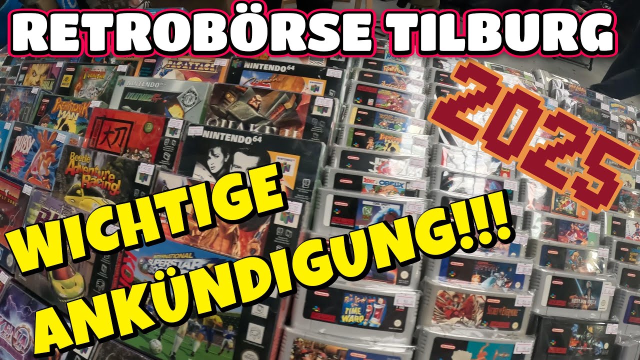 Retrobörse Tilburg 2025 // WICHTIG ANKÜNDIGUNG AN ALLE // größte Börse Niederlande // kein Flohmarkt